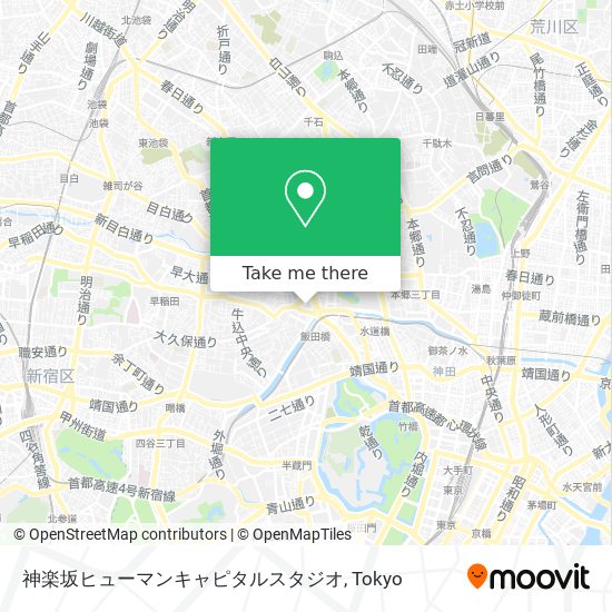 神楽坂ヒューマンキャピタルスタジオ map