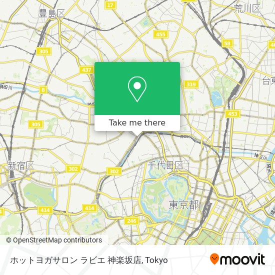 ホットヨガサロン ラビエ 神楽坂店 map