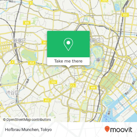 Hofbrau Munchen map