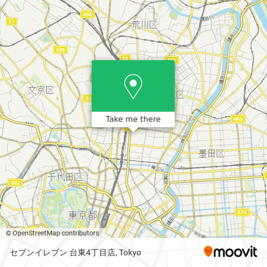 セブンイレブン 台東4丁目店 map