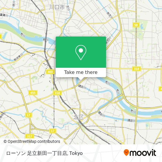 ローソン 足立新田一丁目店 map