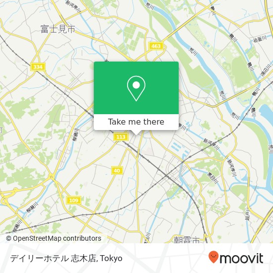 デイリーホテル 志木店 map