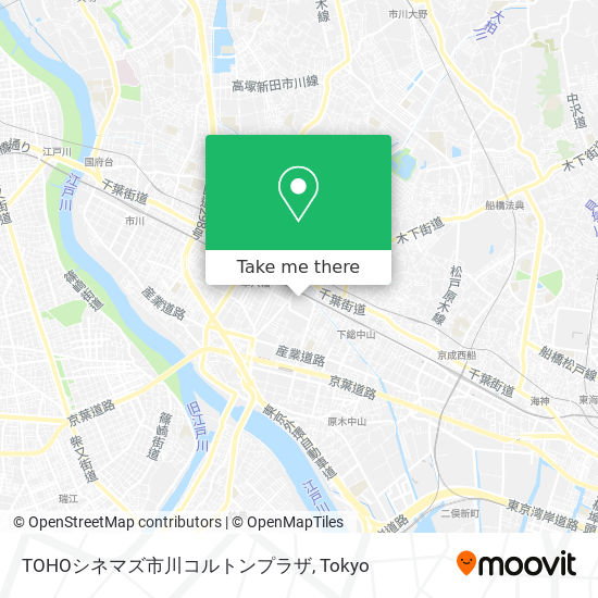 How To Get To Tohoシネマズ市川コルトンプラザ In 市川市 By Metro Or Bus