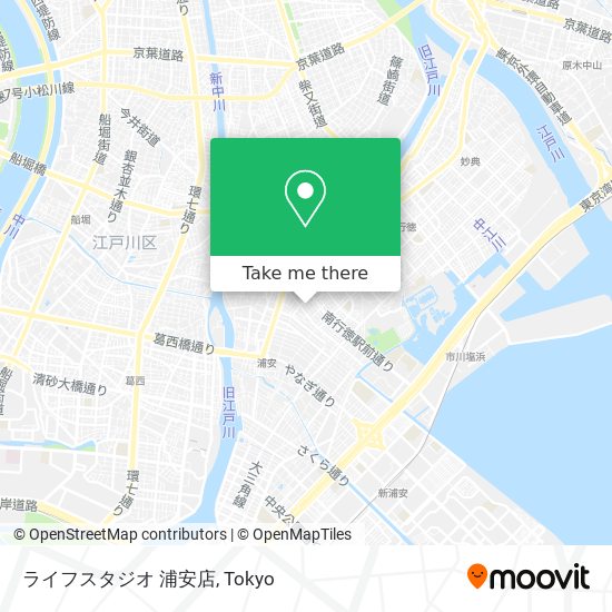 ライフスタジオ 浦安店 map