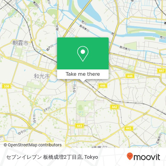 セブンイレブン 板橋成増2丁目店 map