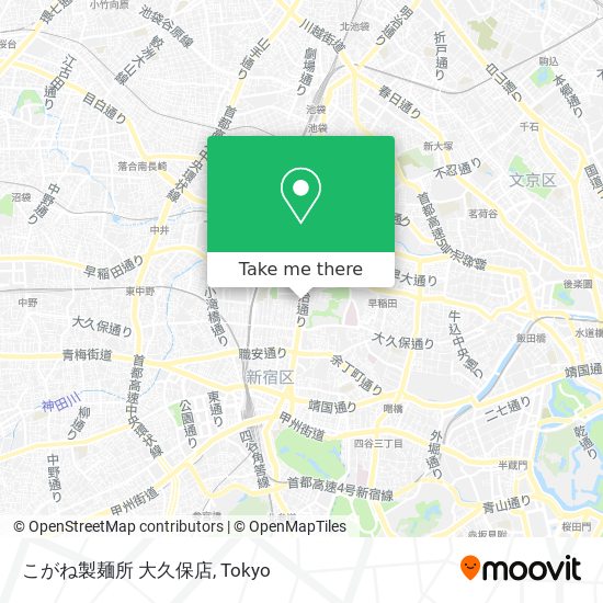 こがね製麺所 大久保店 map