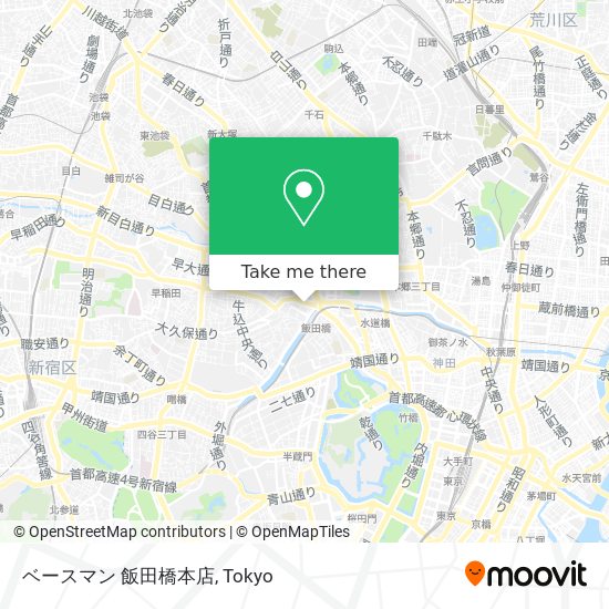 ベースマン 飯田橋本店 map