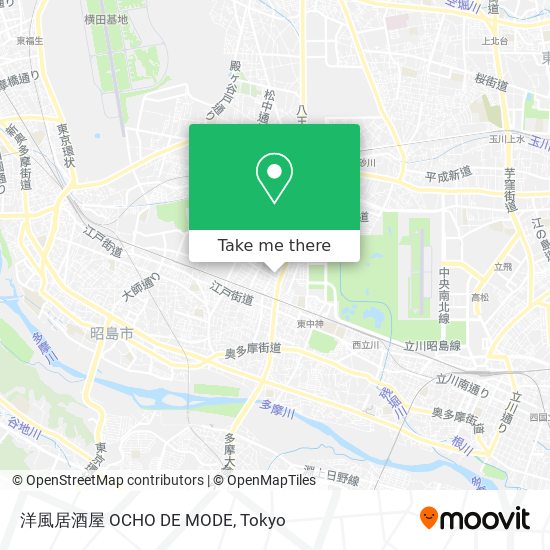 洋風居酒屋 OCHO DE MODE map