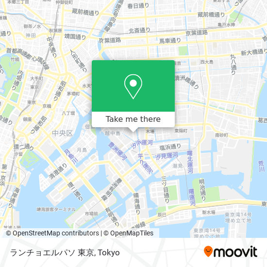 ランチョエルパソ 東京 map