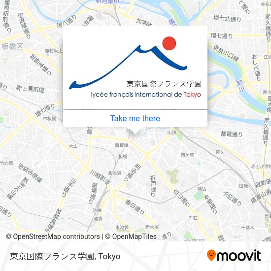 東京国際フランス学園 map