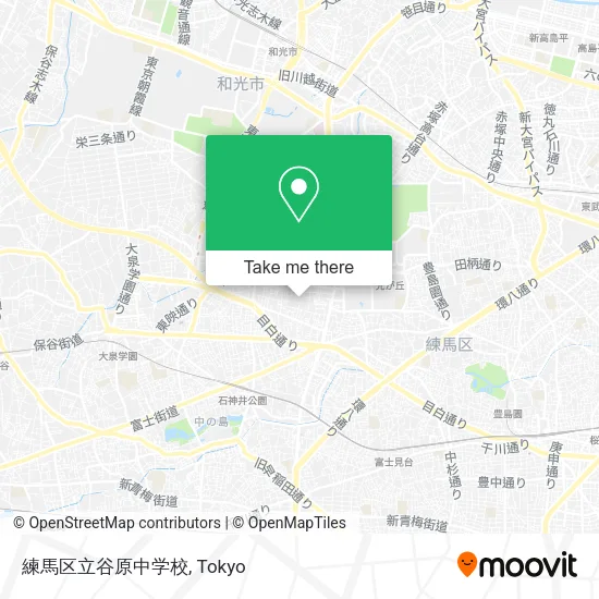 練馬区立谷原中学校 map