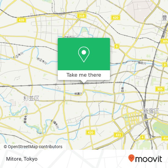 Mitore map