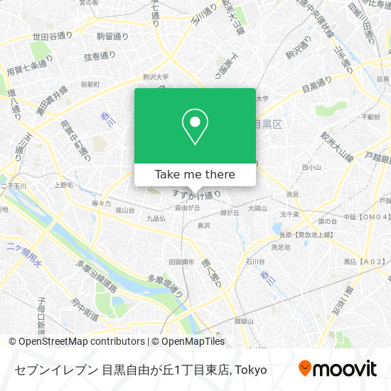 セブンイレブン 目黒自由が丘1丁目東店 map