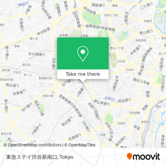 東急ステイ渋谷新南口 map