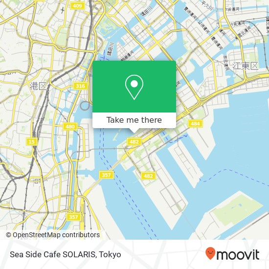 Sea Side Cafe SOLARIS map