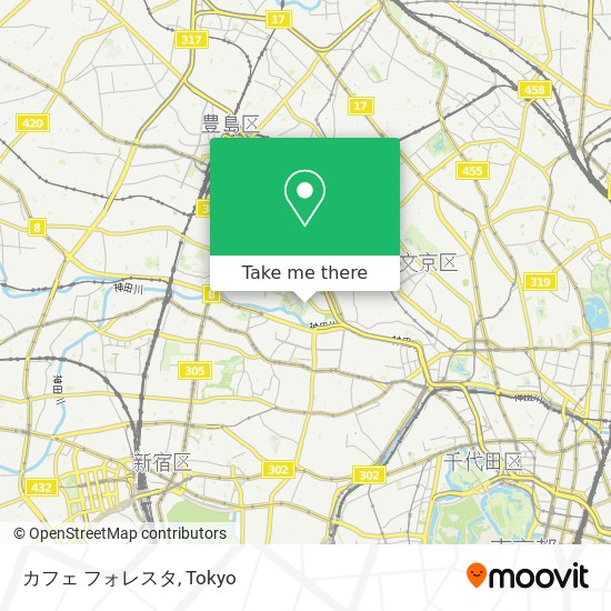 カフェ フォレスタ map