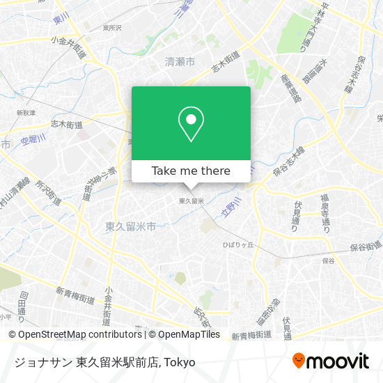 ジョナサン 東久留米駅前店 map