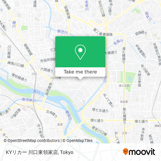 怎樣搭巴士去川口市的kyリカー川口東領家店 Moovit