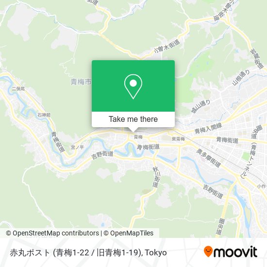 赤丸ポスト (青梅1-22 / 旧青梅1-19) map
