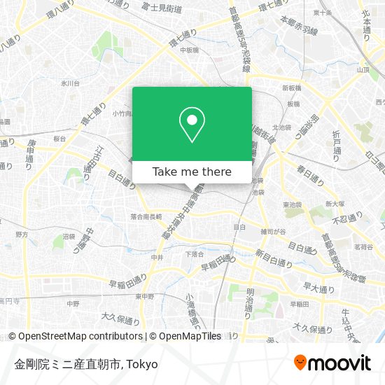 金剛院ミニ産直朝市 map