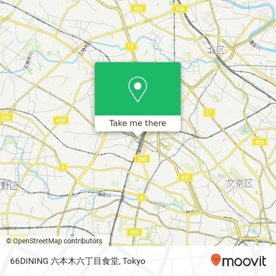 66DINING 六本木六丁目食堂 map