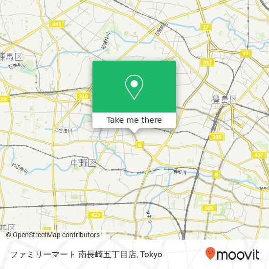 ファミリーマート 南長崎五丁目店 map