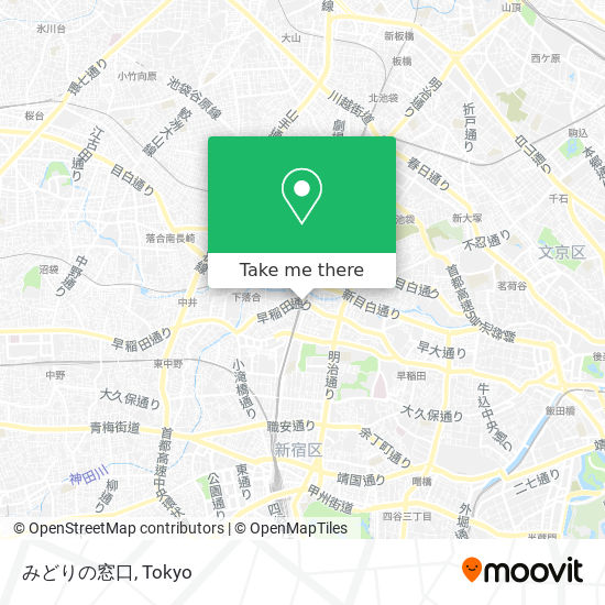 みどりの窓口 map