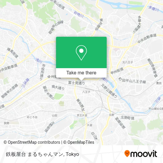 鉄板屋台 まるちゃんマン map