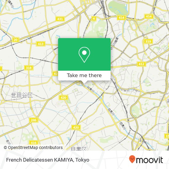 French Delicatessen KAMIYA map