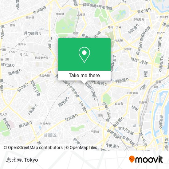 恵比寿 map