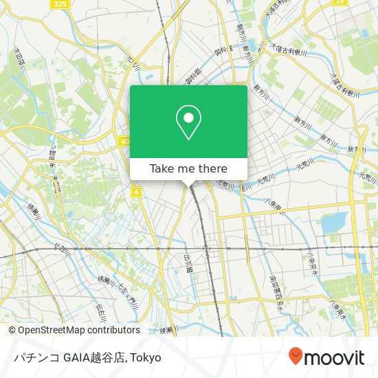 パチンコ GAIA越谷店 map