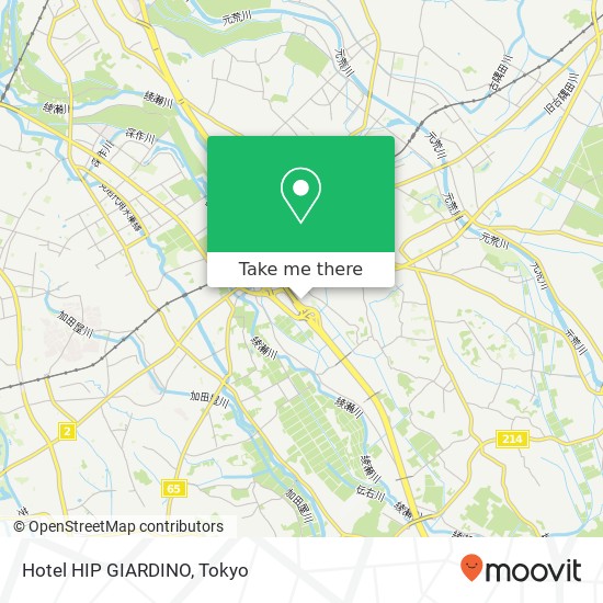 Hotel HIP GIARDINO map
