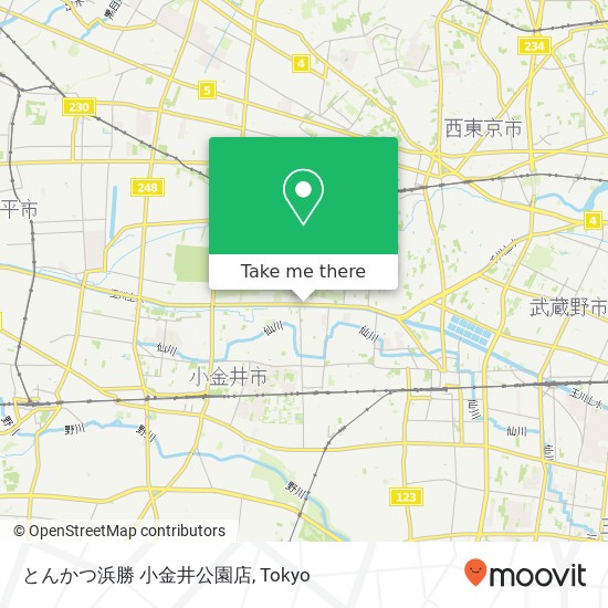 とんかつ浜勝 小金井公園店 map