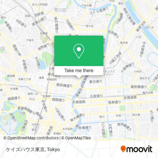ケイズハウス東京 map