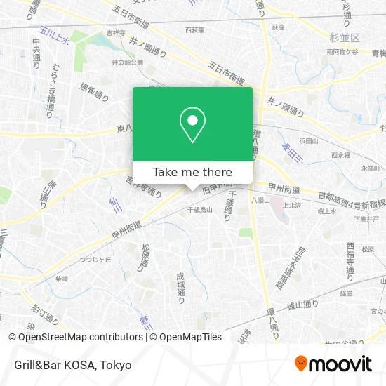 Grill & Bar KOSA map