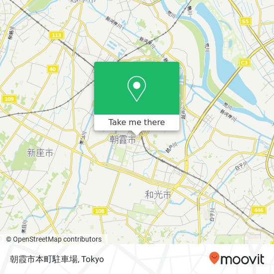 朝霞市本町駐車場 map