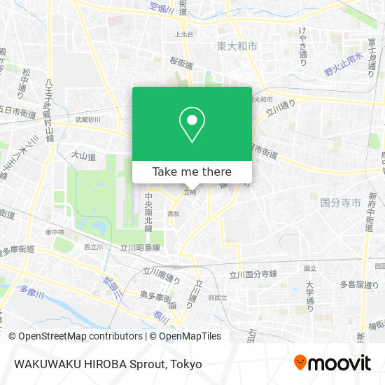 WAKUWAKU HIROBA Sprout map