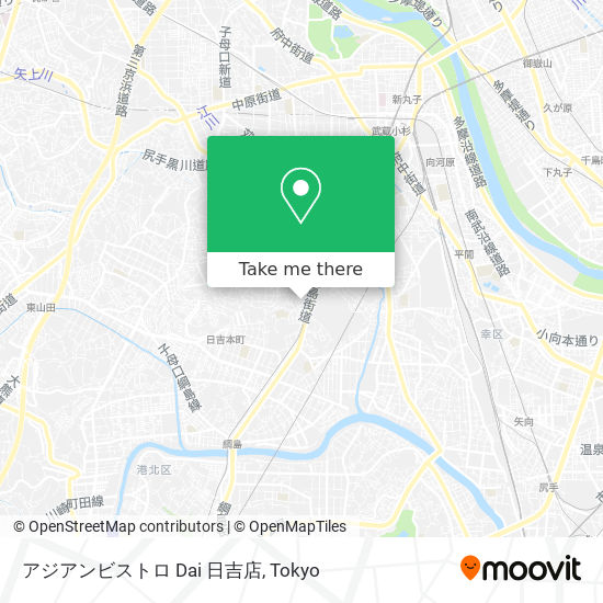 アジアンビストロ Dai 日吉店 map