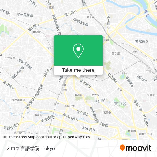 メロス言語学院 map