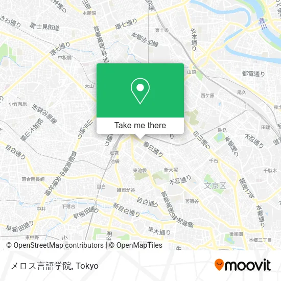 メロス言語学院 map