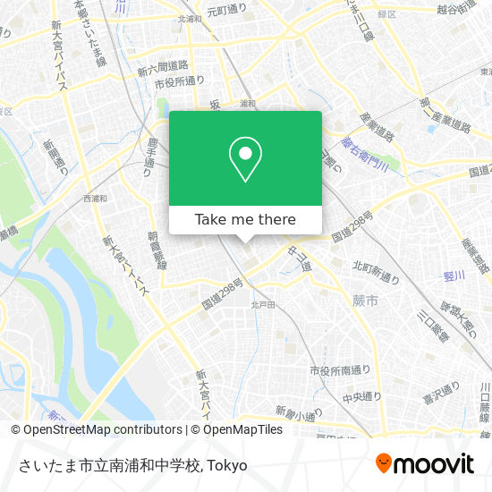 さいたま市立南浦和中学校 map