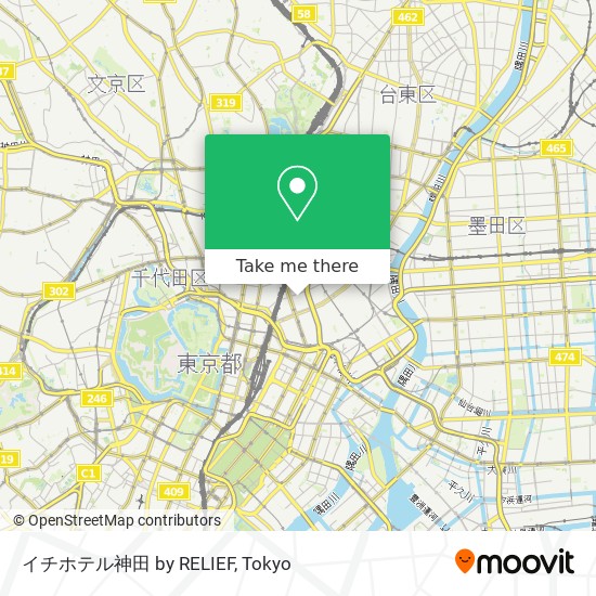 イチホテル神田 by RELIEF map