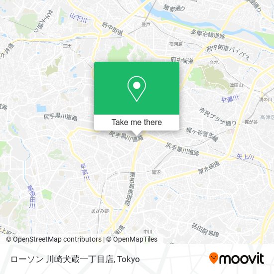 ローソン 川崎犬蔵一丁目店 map