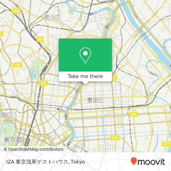 IZA 東京浅草ゲストハウス map