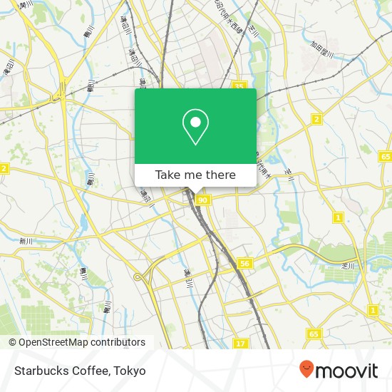 Starbucks Coffee map