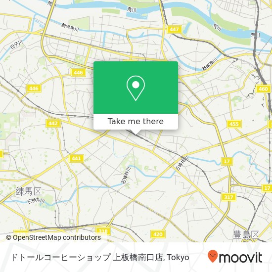 ドトールコーヒーショップ 上板橋南口店 map