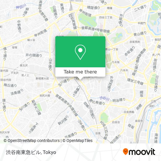 渋谷南東急ビル map