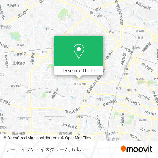 サーティワンアイスクリーム map