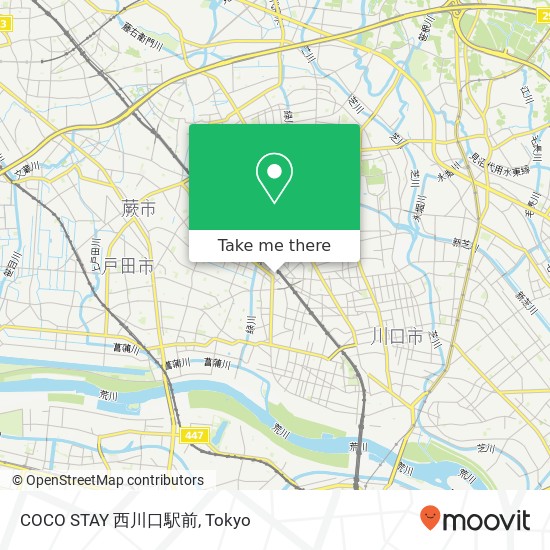 COCO STAY 西川口駅前 map