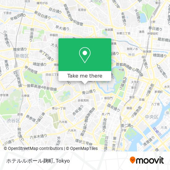 ホテルルポール麹町 map